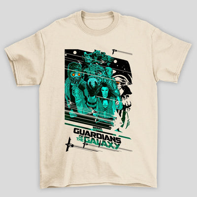 Camiseta Básica Unissex Personagens Verdes Guardioes Da Galaxia