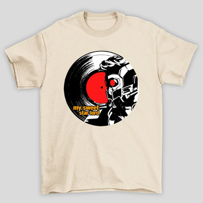 Camiseta Básica Unissex Vinil Star Lord Guardioes Da Galaxia