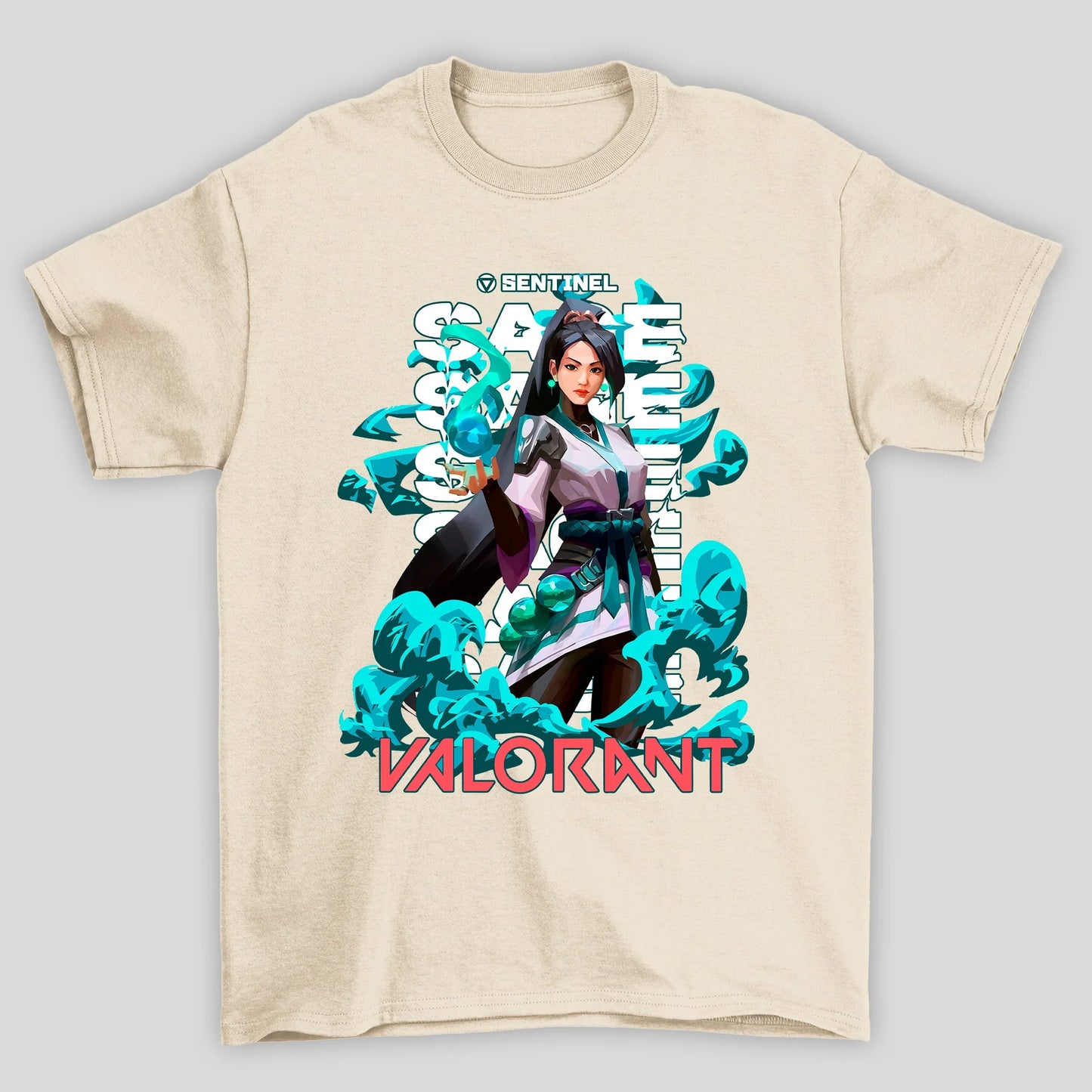 Camiseta Básica Unissex Sage Sentinel Valorant