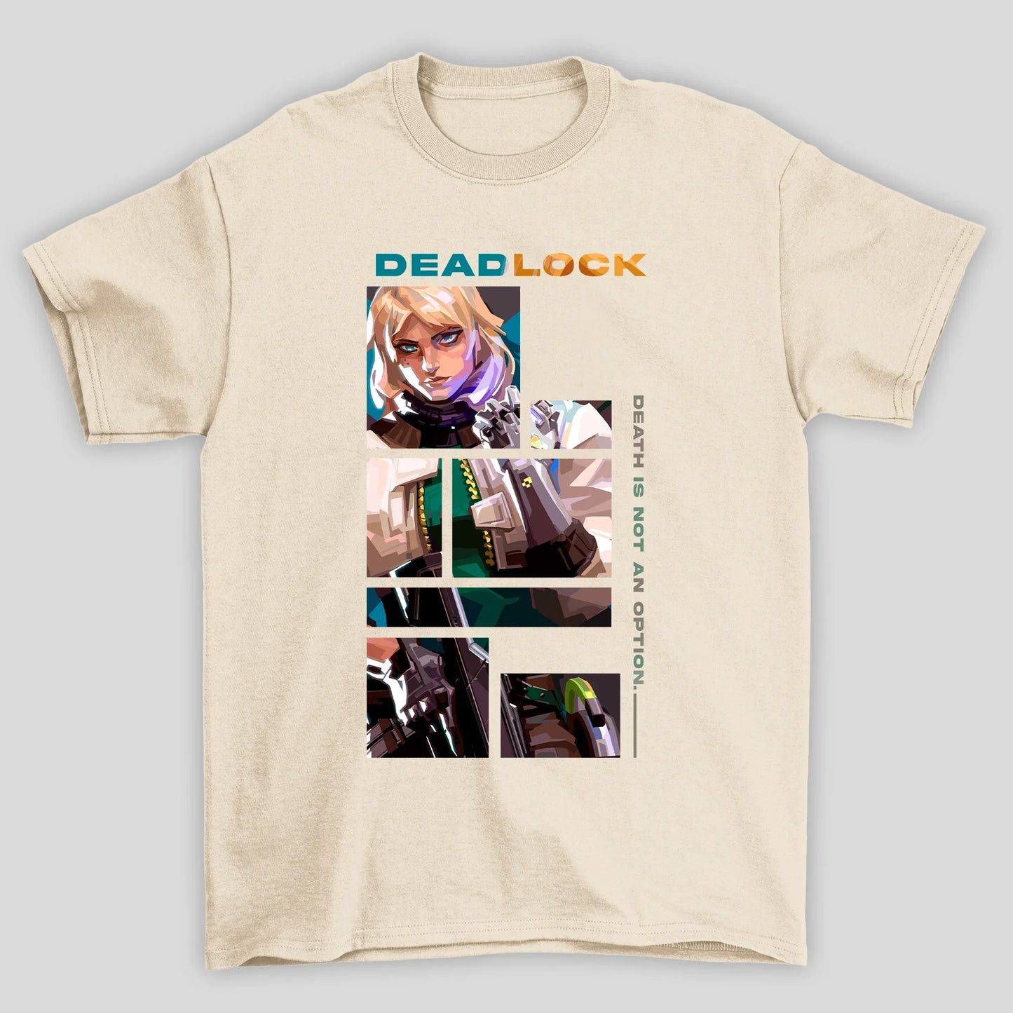 Camiseta Básica Unissex Dead Lock Quadrados Valorant