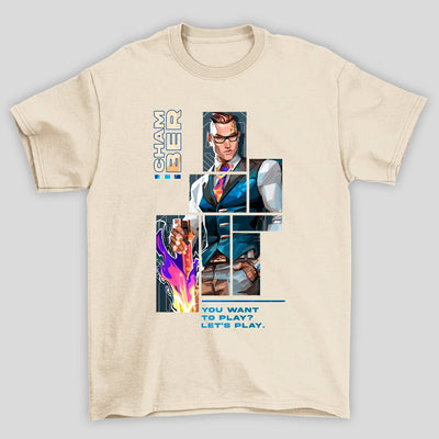 Camiseta Básica Unissex Chamber Quadrados Valorant