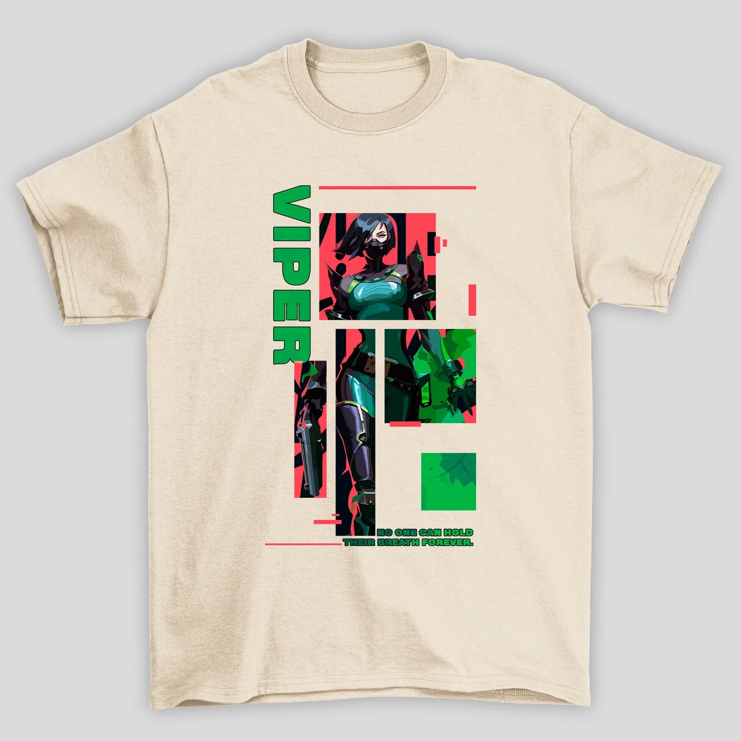 Camiseta Básica Unissex Viper Quadrados Valorant
