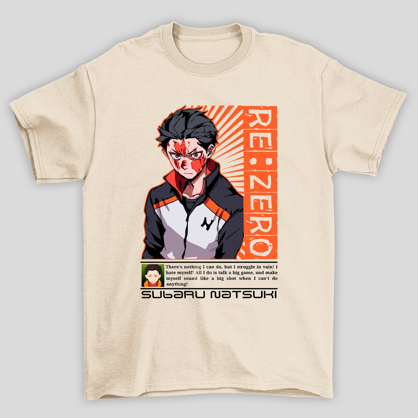 Camiseta Básica Unissex Subaru Re Zero
