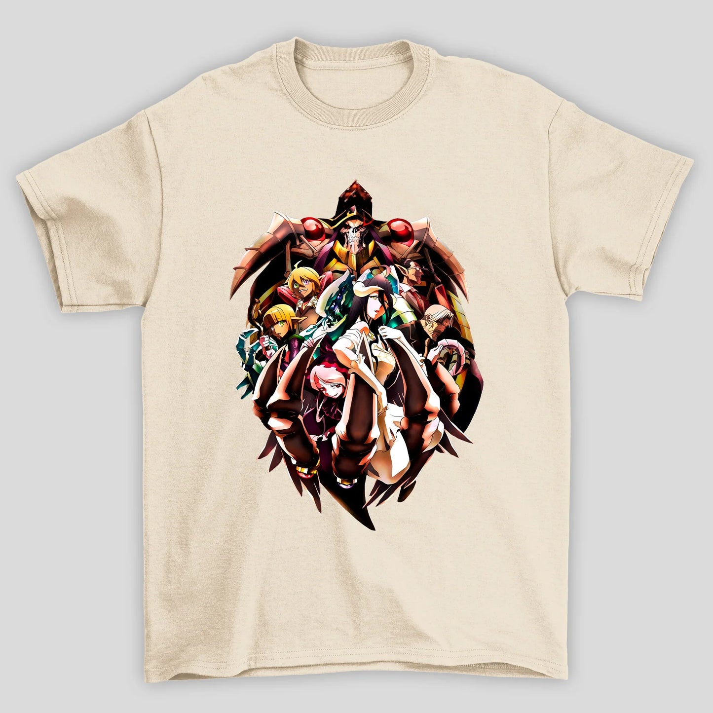 Camiseta Básica Unissex Overlord Poster Personagens