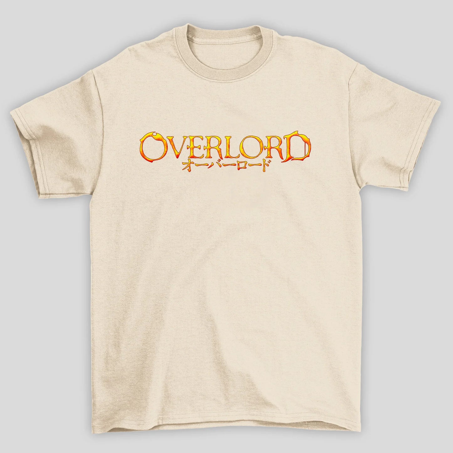 Camiseta Básica Unissex Overlord Logo Dourado