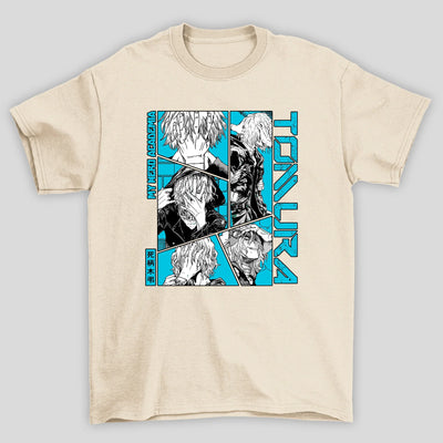 Camiseta Básica Unissex Tomura Colagem Boku No Hero