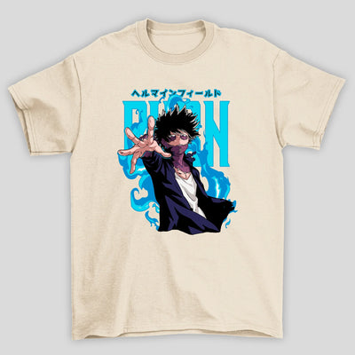 Camiseta Básica Unissex Dabi Burn Boku No Hero