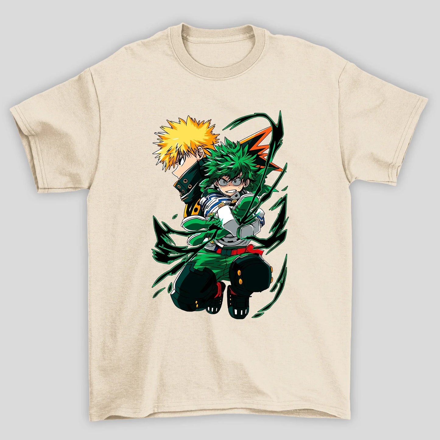 Camiseta Básica Unissex Bakugo Deku Boku No Hero