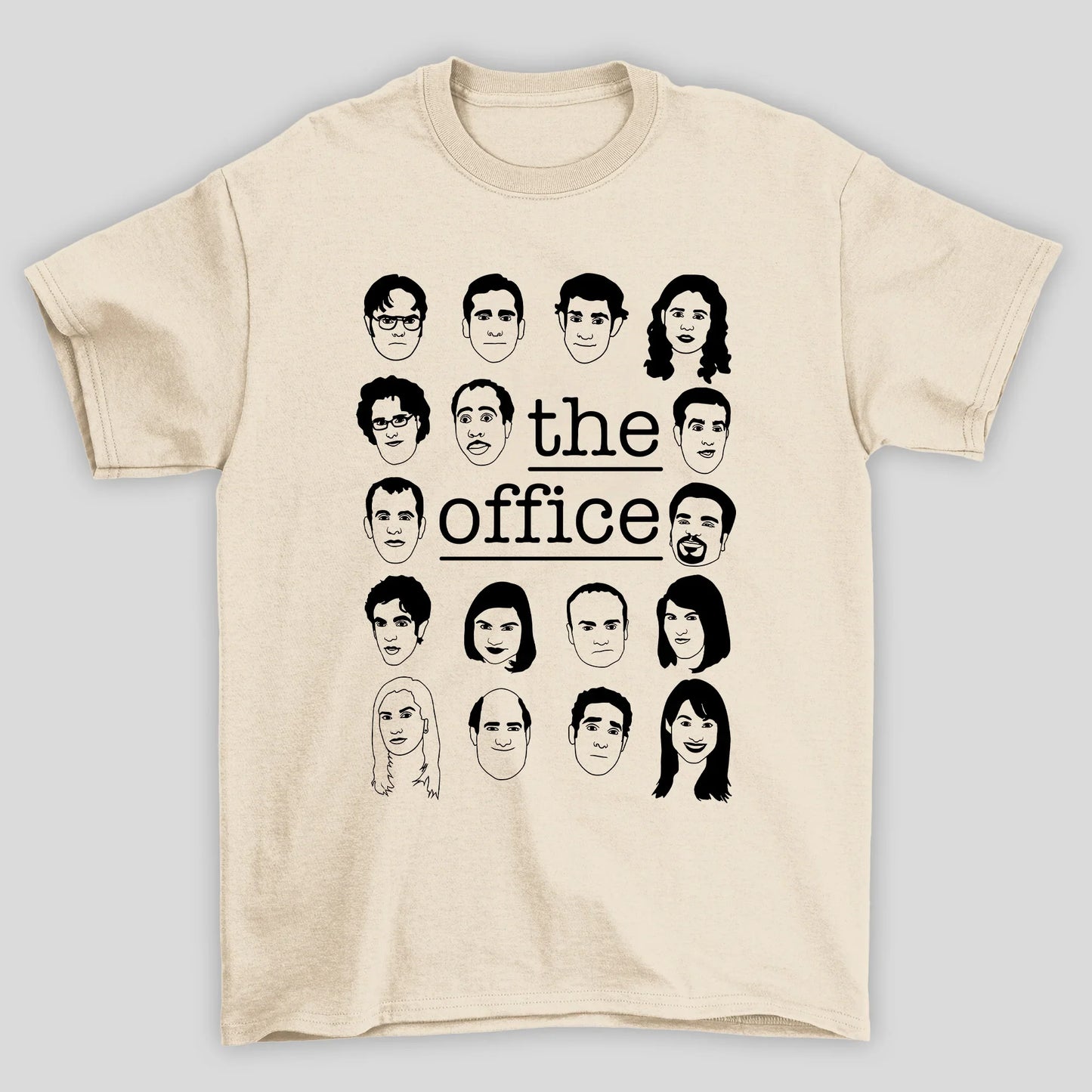 Camiseta Básica Unissex The Office Rostos