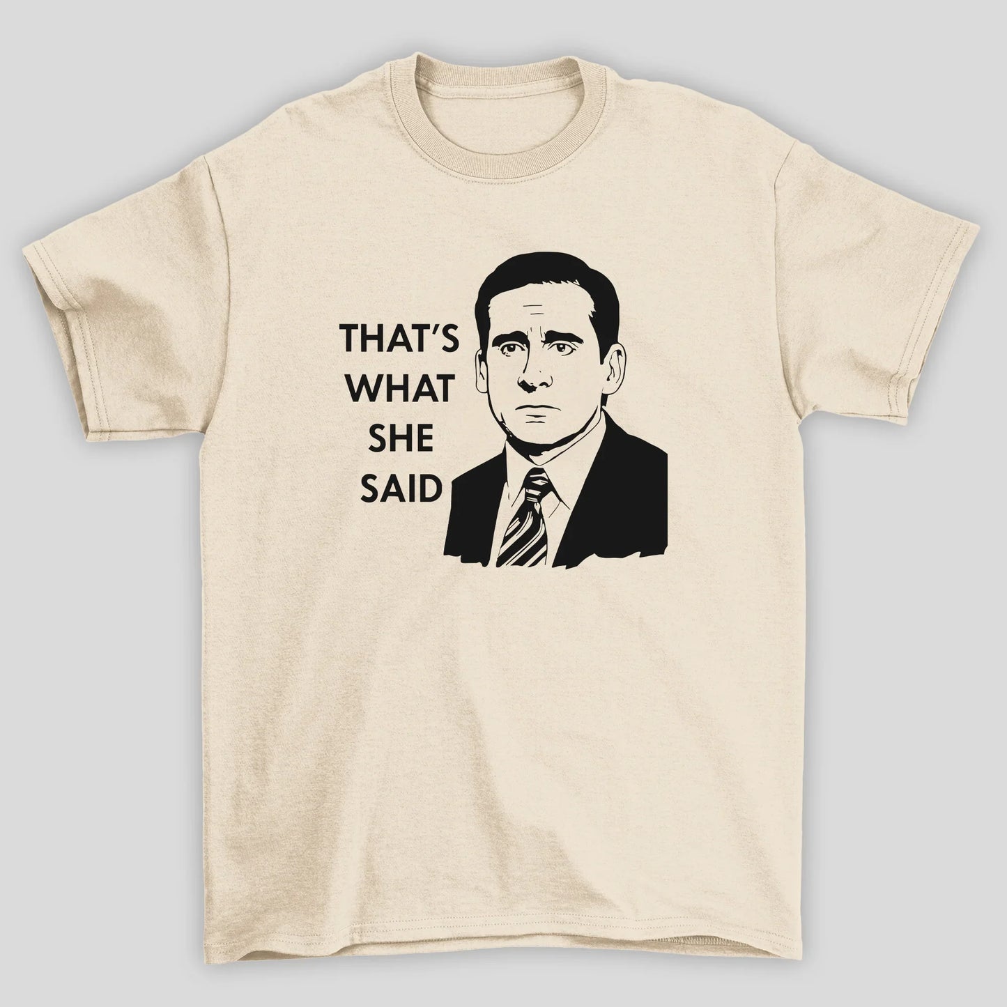 Camiseta Básica Unissex The Office Michael She Said