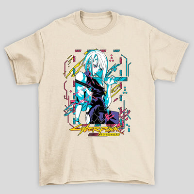 Camiseta Básica Unissex Lucy Cyberpunk Edgedruuners