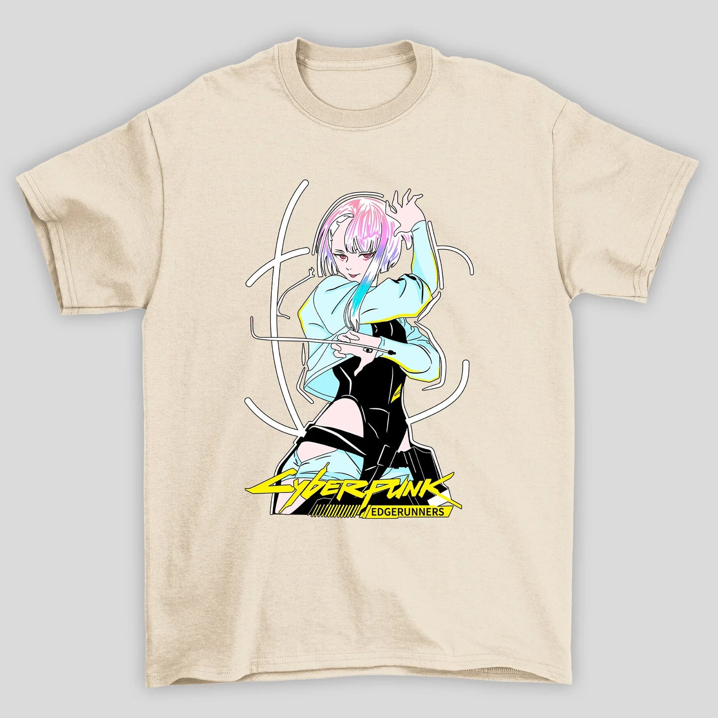 Camiseta Básica Unissex Luck Fio Cyberpunk Edgedruuners