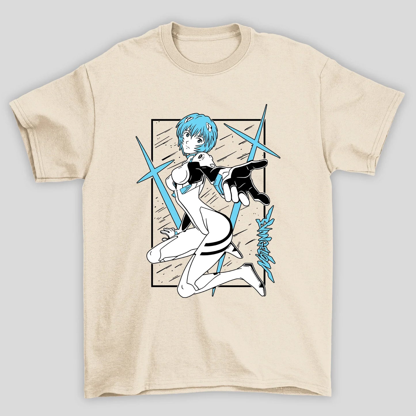 Camiseta Básica Unissex Rei Estrela Evangelion