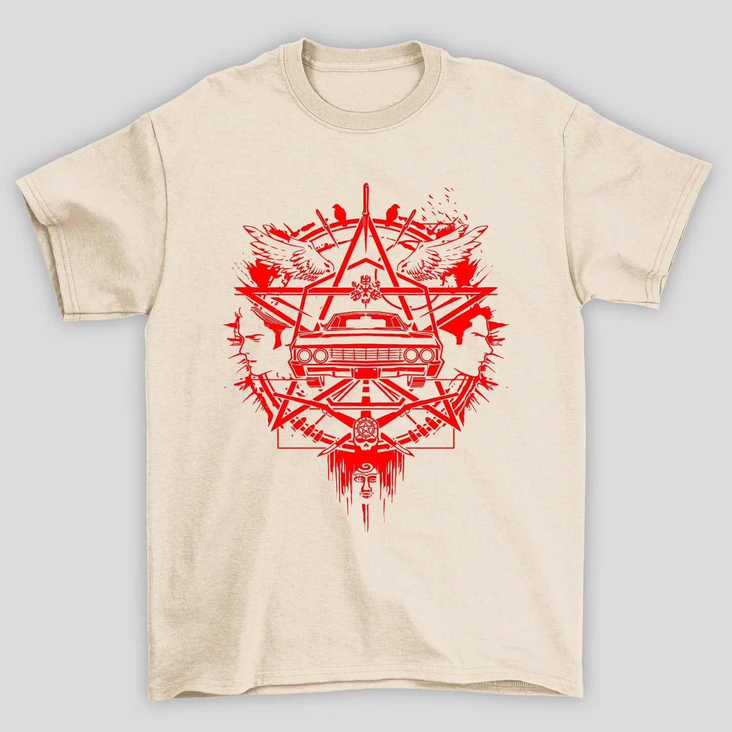 Camiseta Básica Unissex Estrela Impala Supernatural