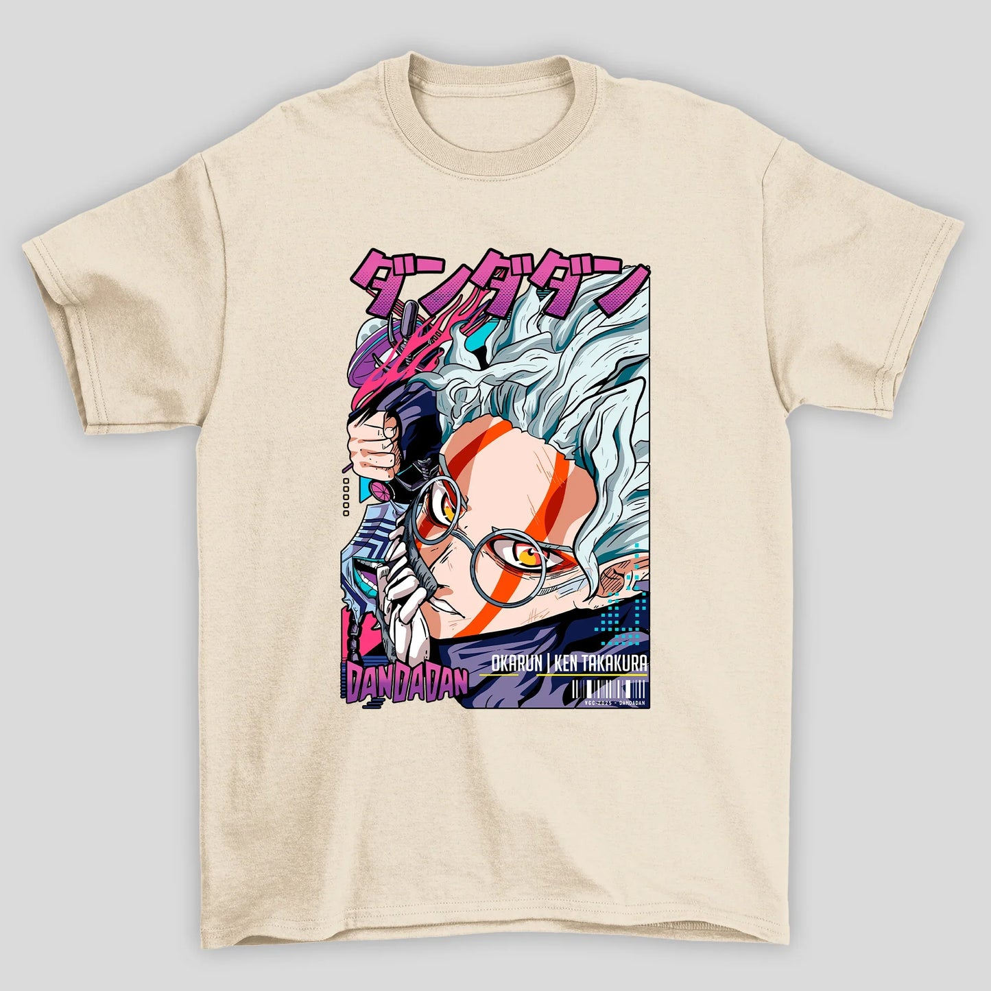 Camiseta Básica Unissex Okarun Revista Dandadan