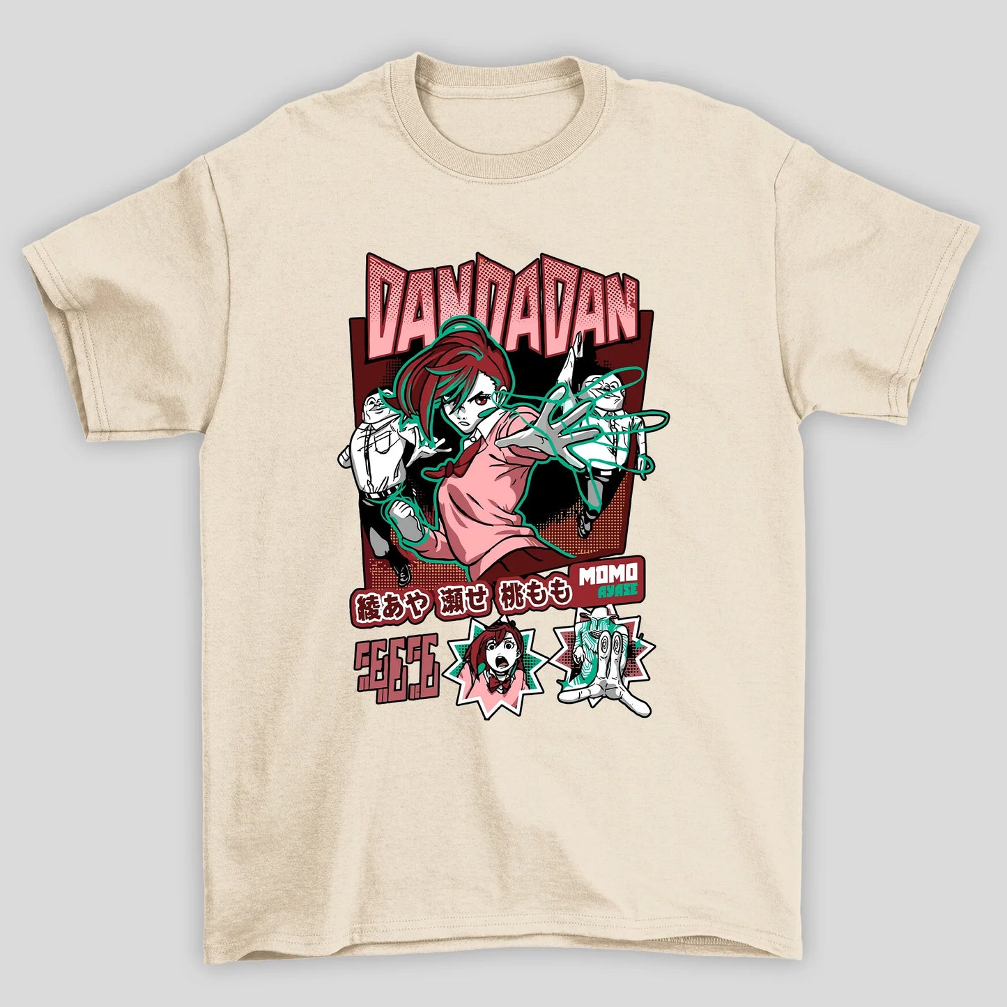 Camiseta Básica Unissex Momo Ayase Aliens Dandadan