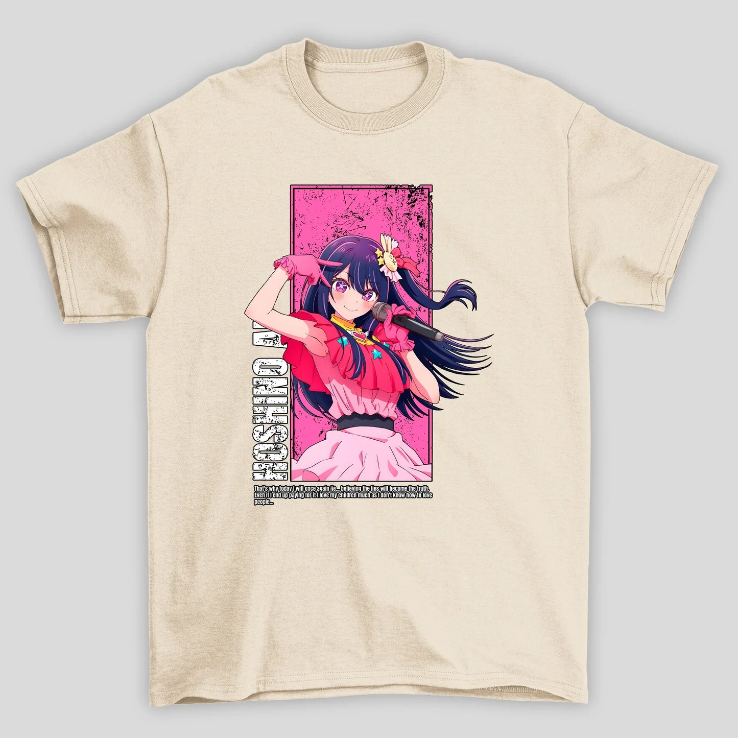 Camiseta Básica Unissex Ai Hoshino Oshi No Ko