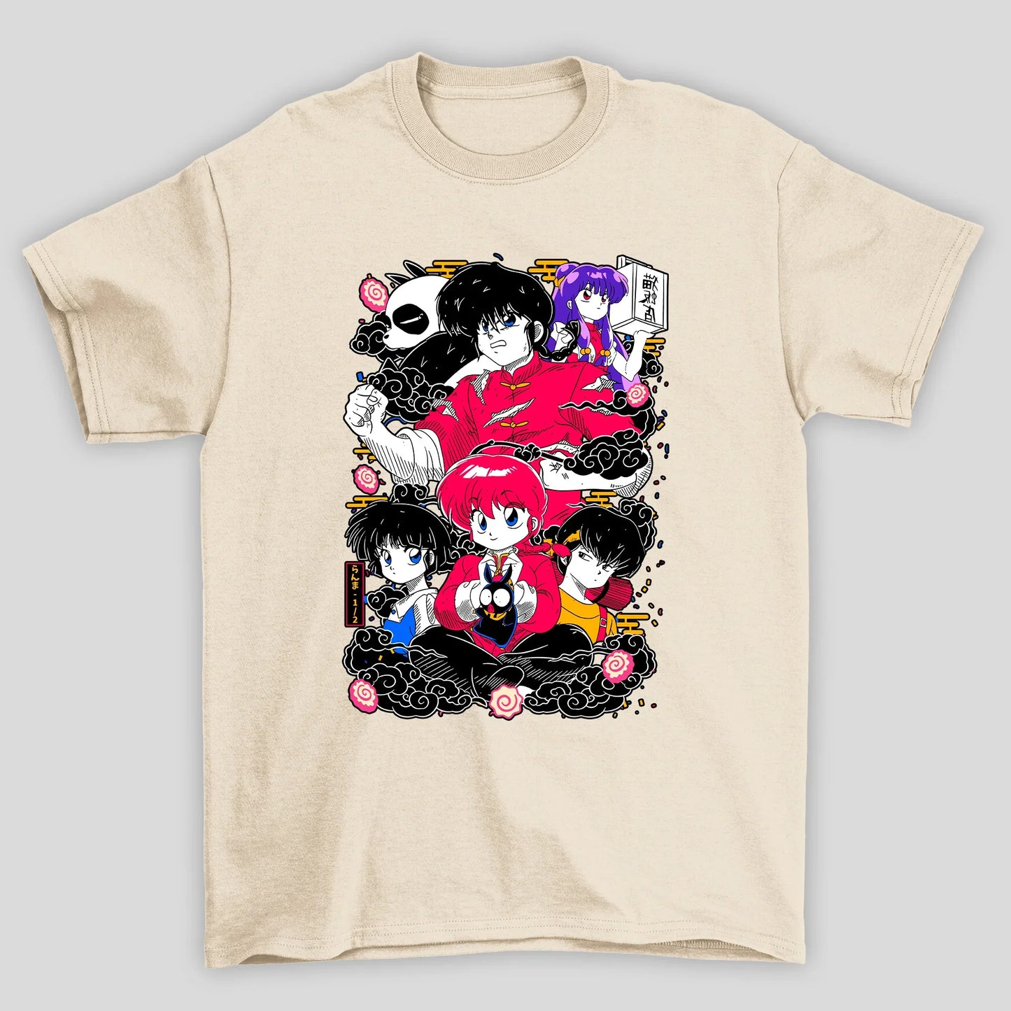 Camiseta Básica Unissex Personagens Ranma