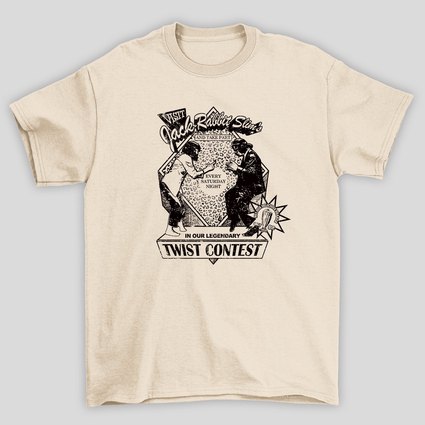 Camiseta Básica Unissex Jack Rabbit Slims Pulp Fiction