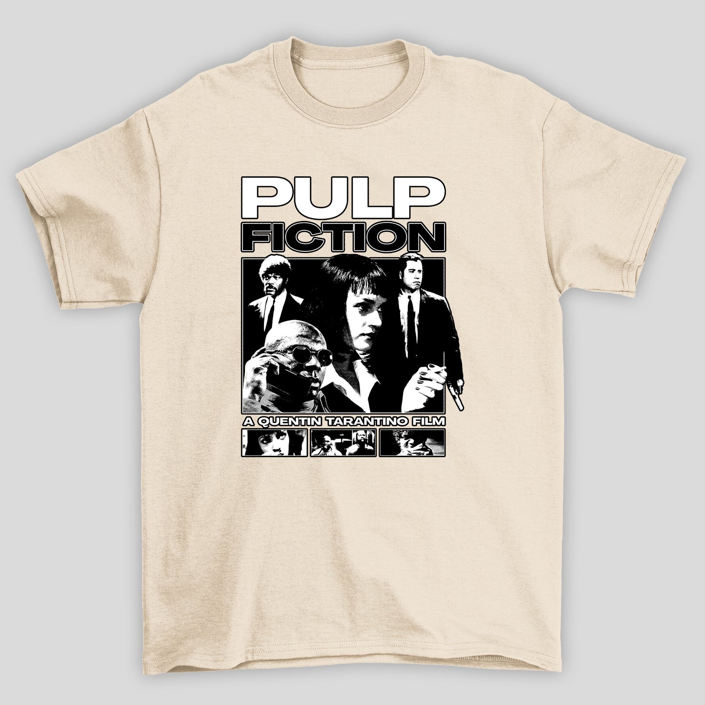 Camiseta Básica Unissex A Quentin Tarantino Film Pulp Fiction