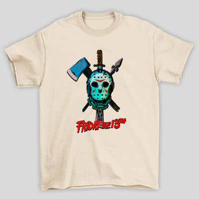 Camiseta Básica Unissex Mascara Machado Sexta Feira 13