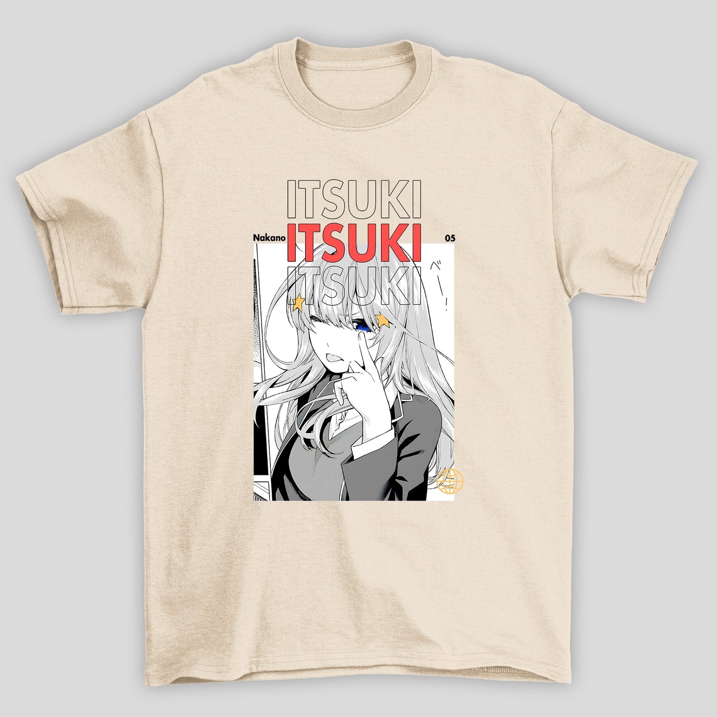 Camiseta Básica Unissex Itsuki Manga The Quintessential Quintuplets