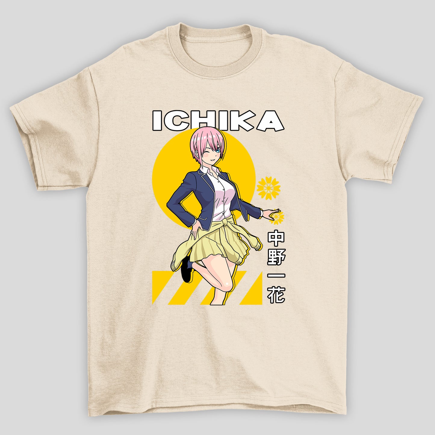 Camiseta Básica Unissex Ichika Uniforme The Quintessential Quintuplets