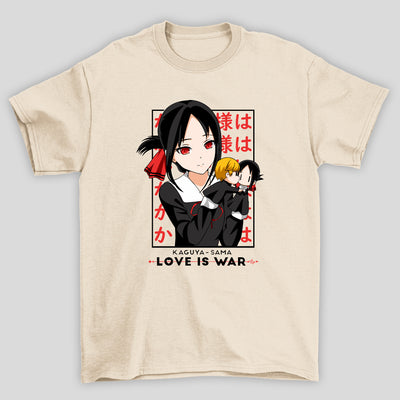 Camiseta Básica Unissex Love is War Fantoste Kaguya-sama