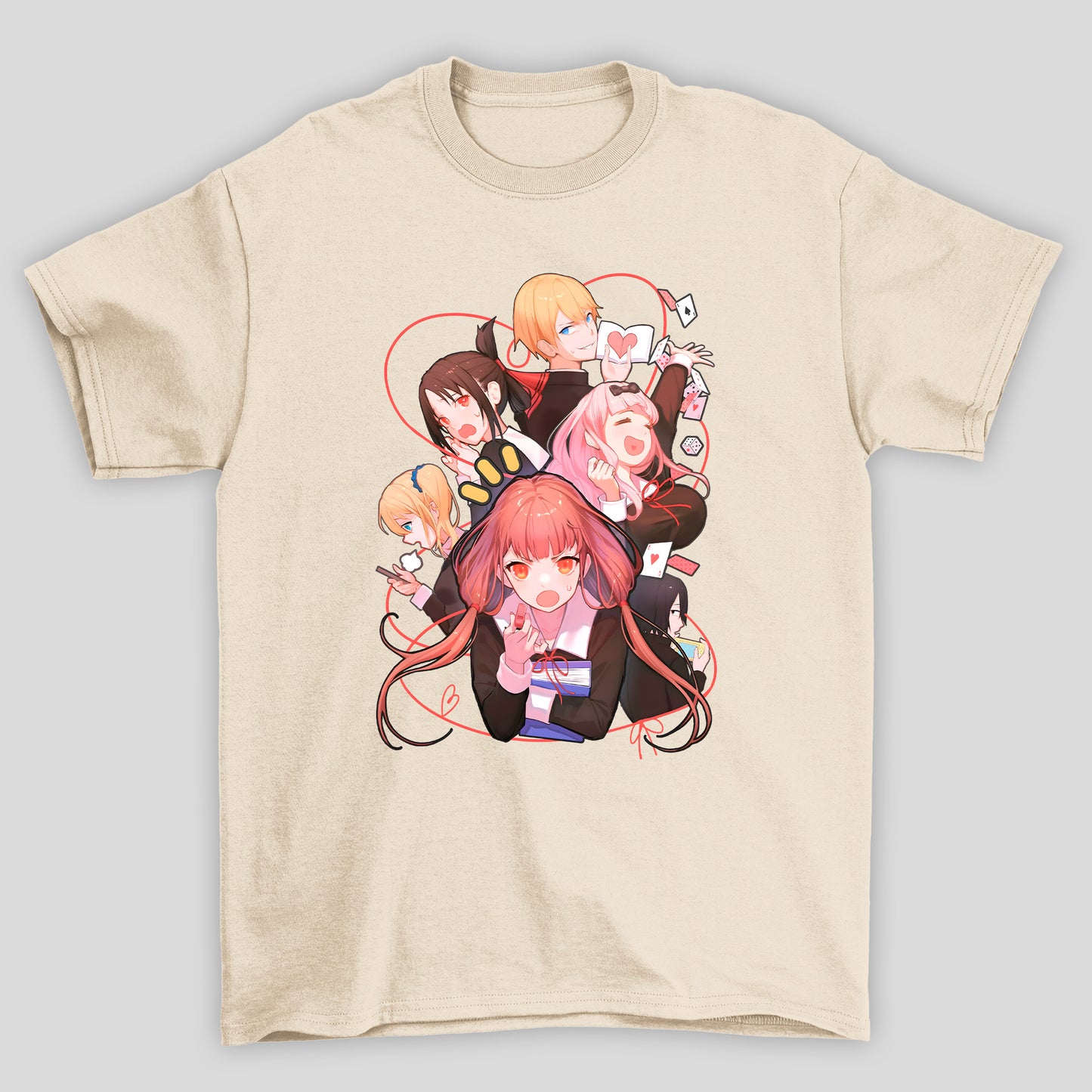 Camiseta Básica Unissex Personagens Kaguya-sama two