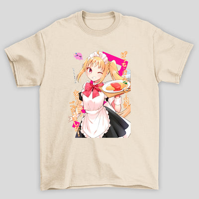 Camiseta Básica Unissex Ijichi Maid Kanji Bocchi The Rock
