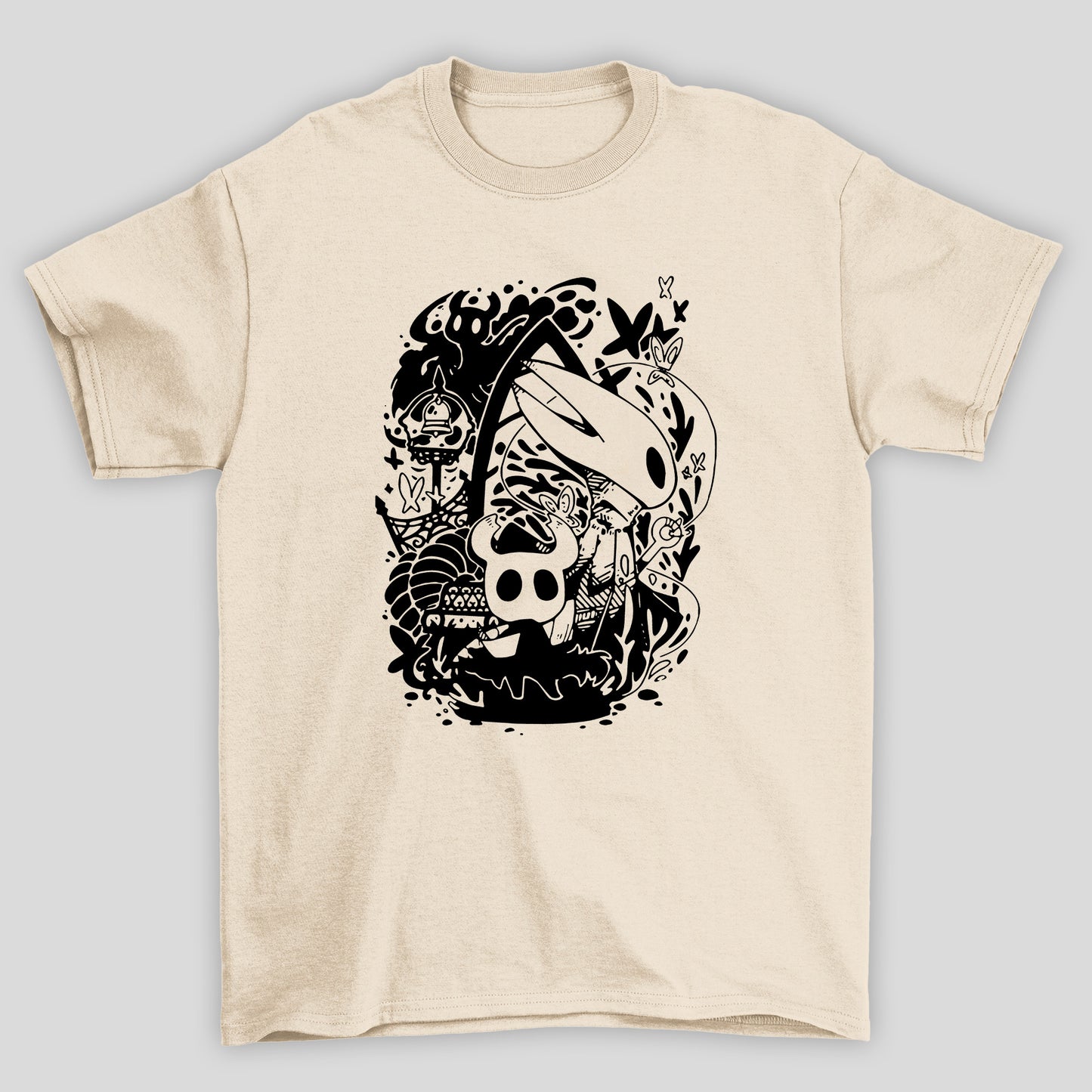 Camiseta Básica Unissex Hollow Knight Hornet Knight Silksong
