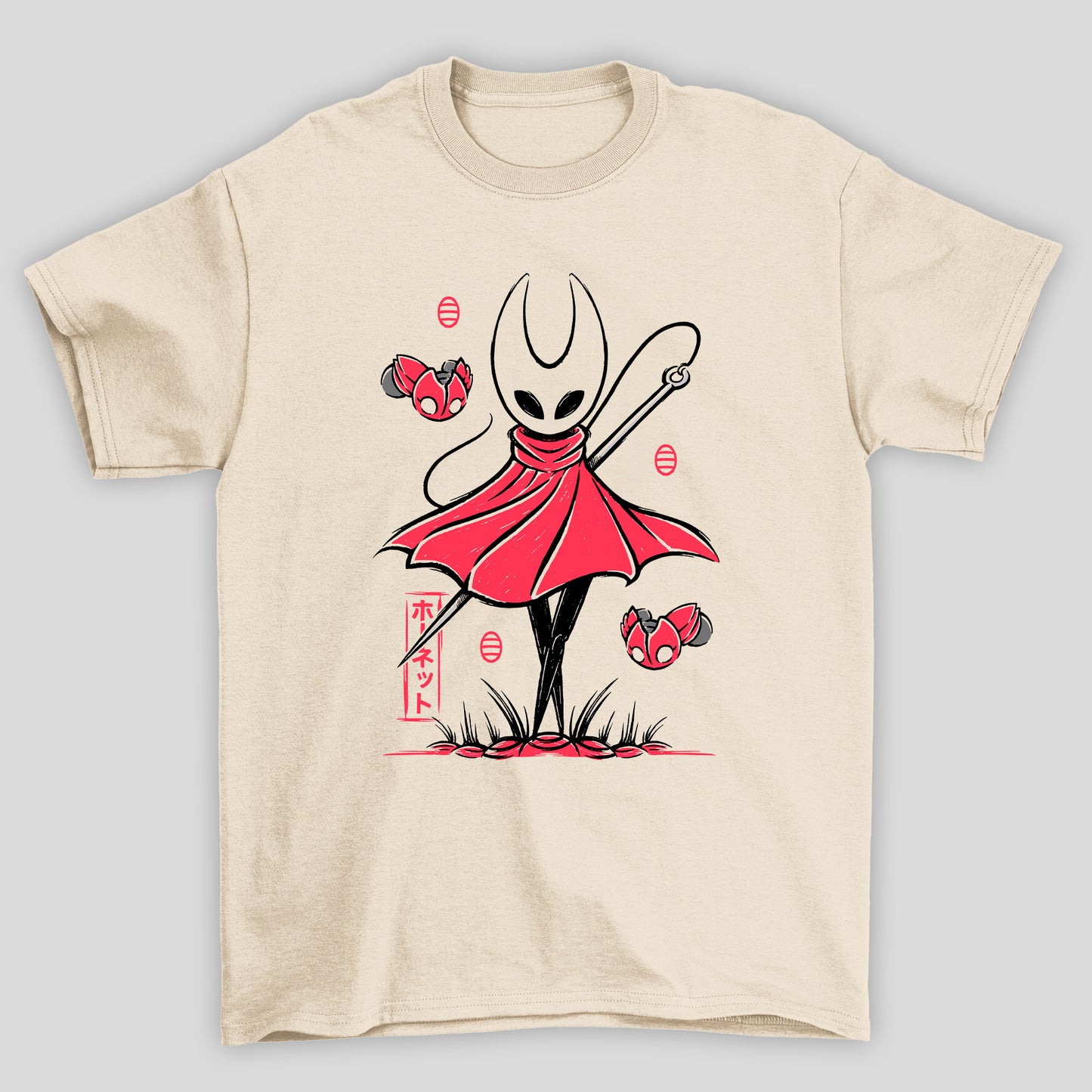 Camiseta Básica Unissex Hollow Knight Silksong Hornet Agulha