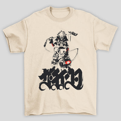 Camiseta Básica Unissex Rudo Kanji Grafittii Gachiakuta