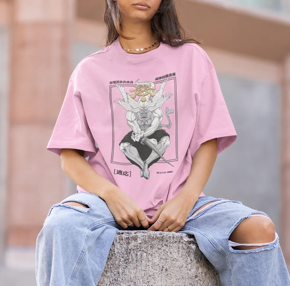 Camiseta Básica Unissex Jujutsu Kaisen Mahoraga