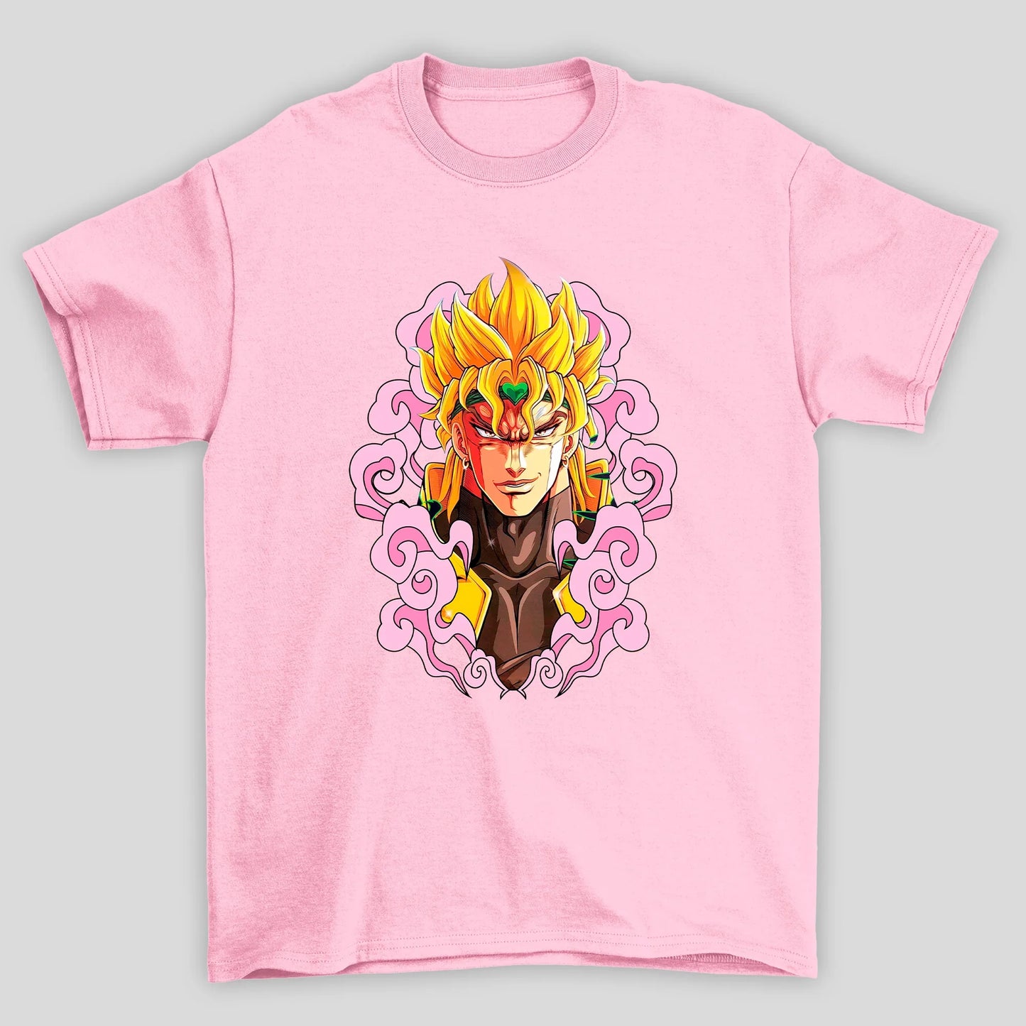 Camiseta Básica Unissex Jojo Bizarre Aventura Anime Dio Brando