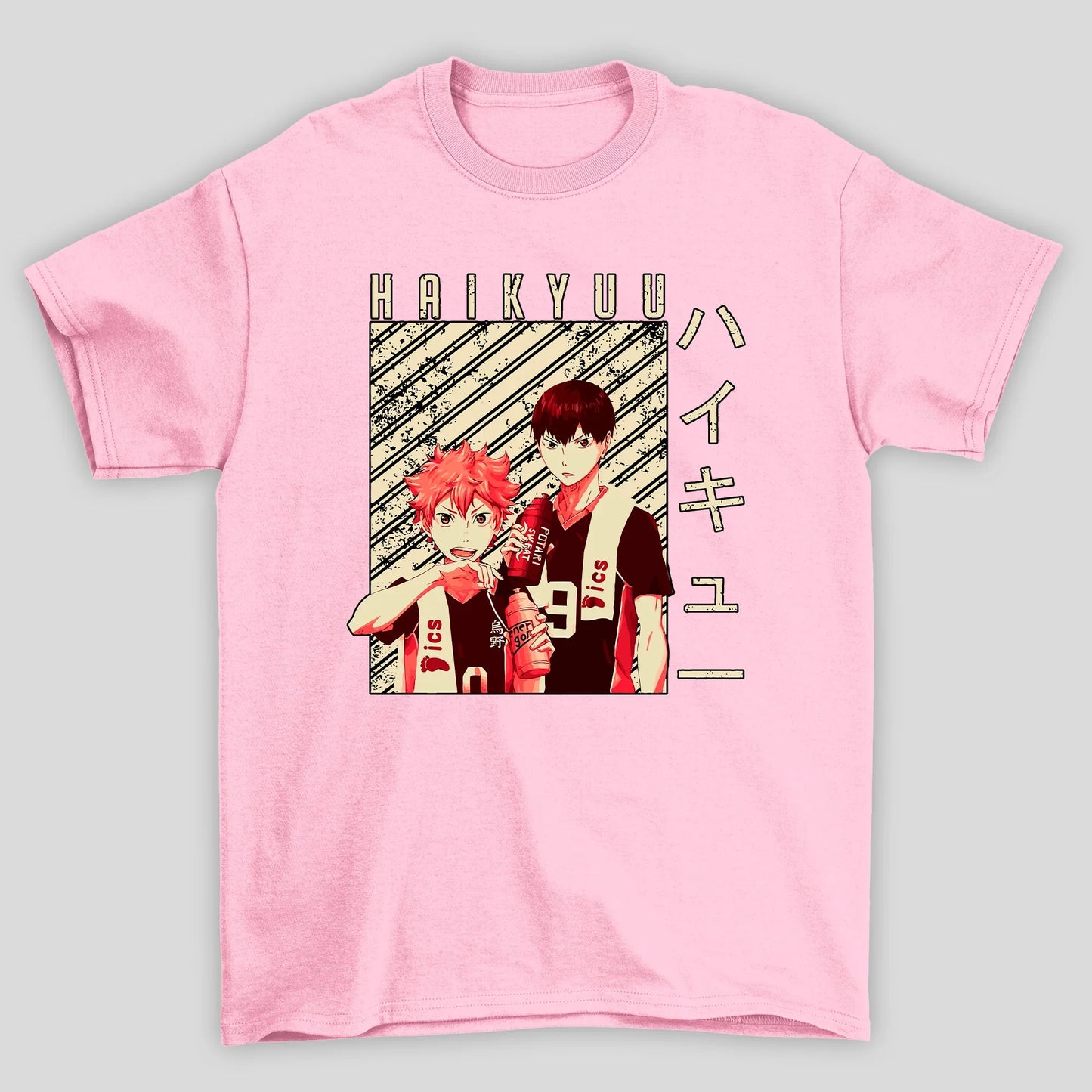 Camiseta Básica Unissex Anime Haikyu!! Hinata E Kageyama