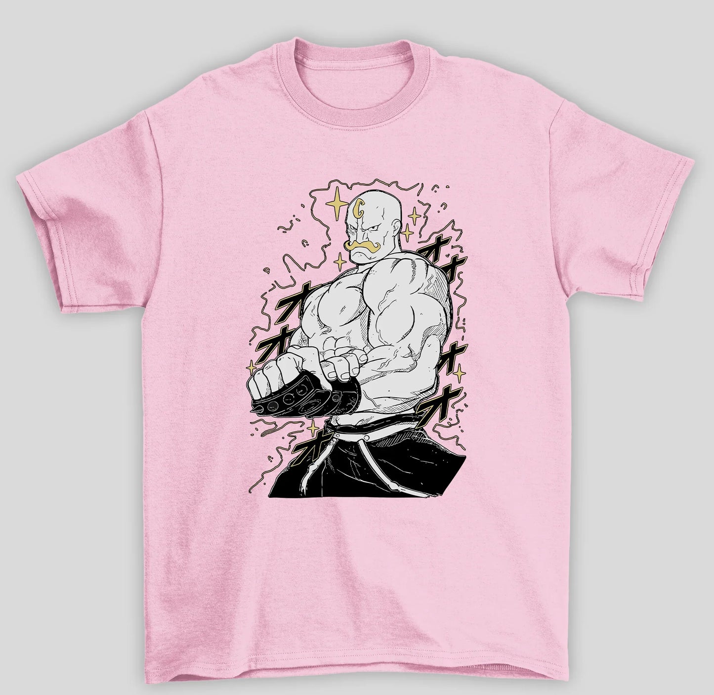 Camiseta Básica Unissex Fullmetal Alchemist Alex Louis Armstrong