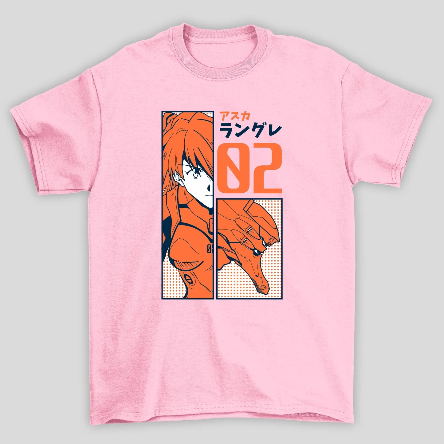 Camiseta Básica Unissex Neon Genesis Evangelion Asuka Langley