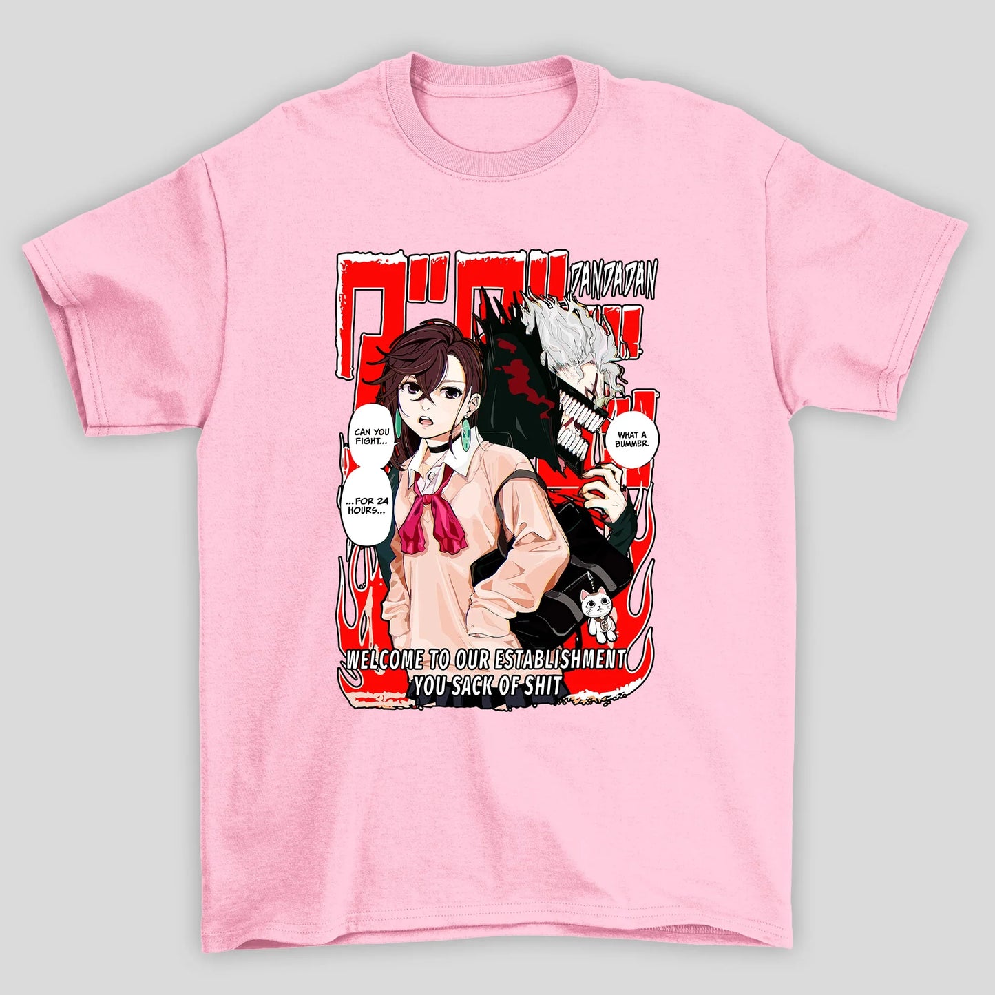 Camiseta Básica Unissex Dandadan Okarun Momo