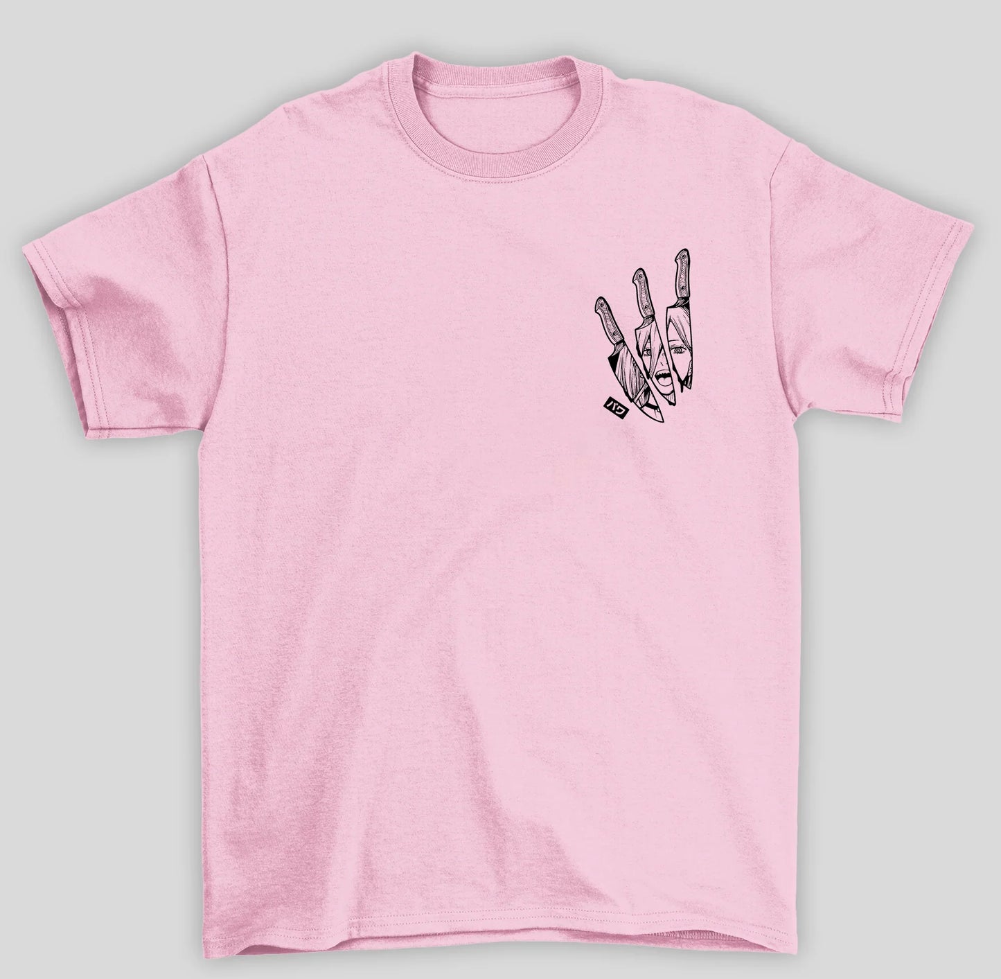 Camiseta Básica Unissex Chainsaw Man Faca Power