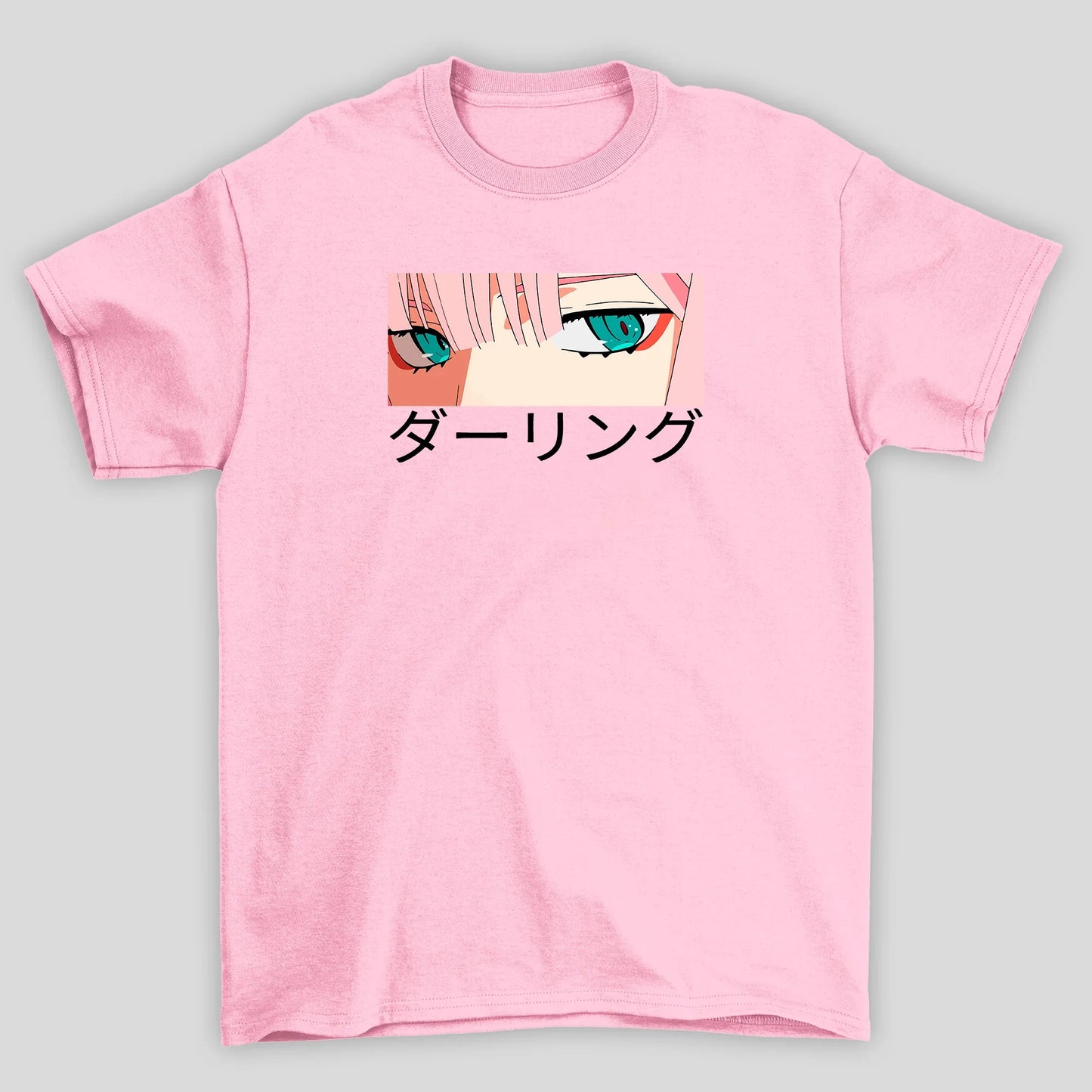 Camiseta Básica Unissex Zero Two Eyes Darling In The Franxx