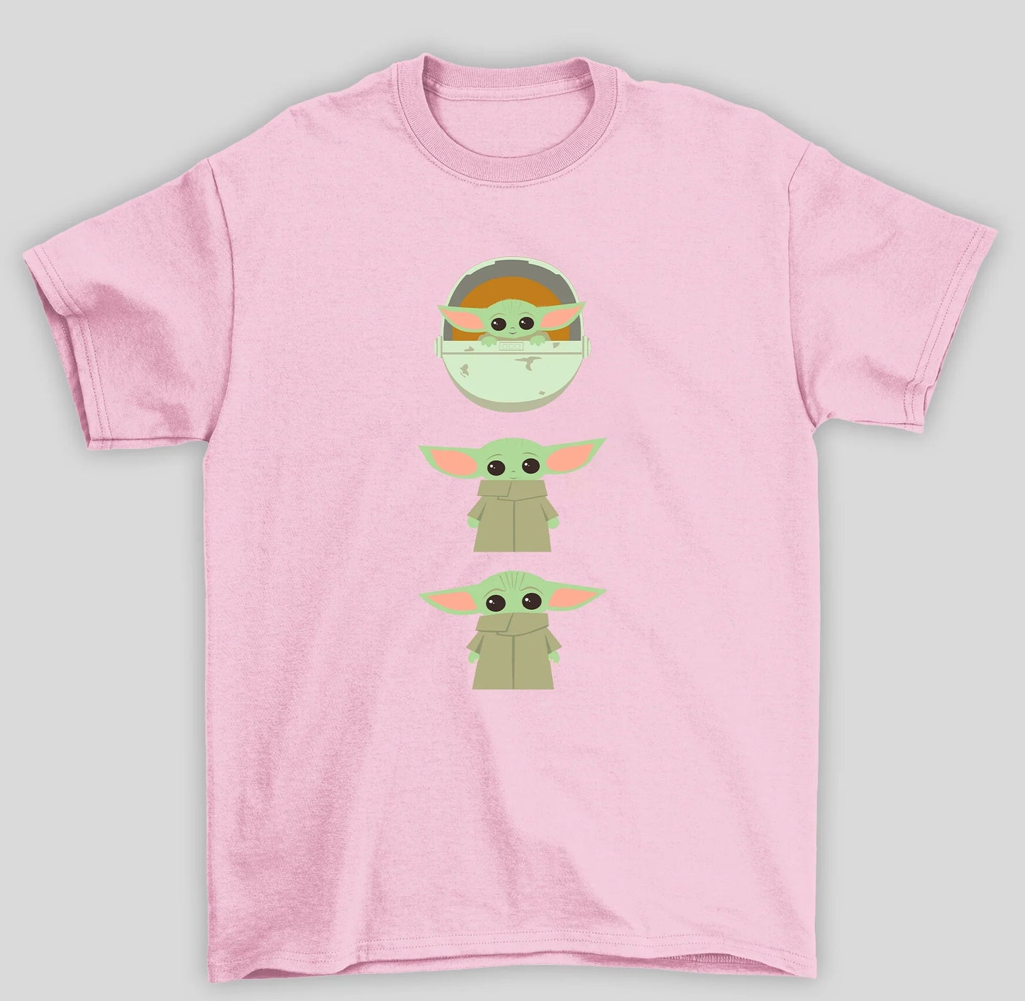 Camiseta Básica Unissex The Mandalorian 3 Baby Yoda Cute