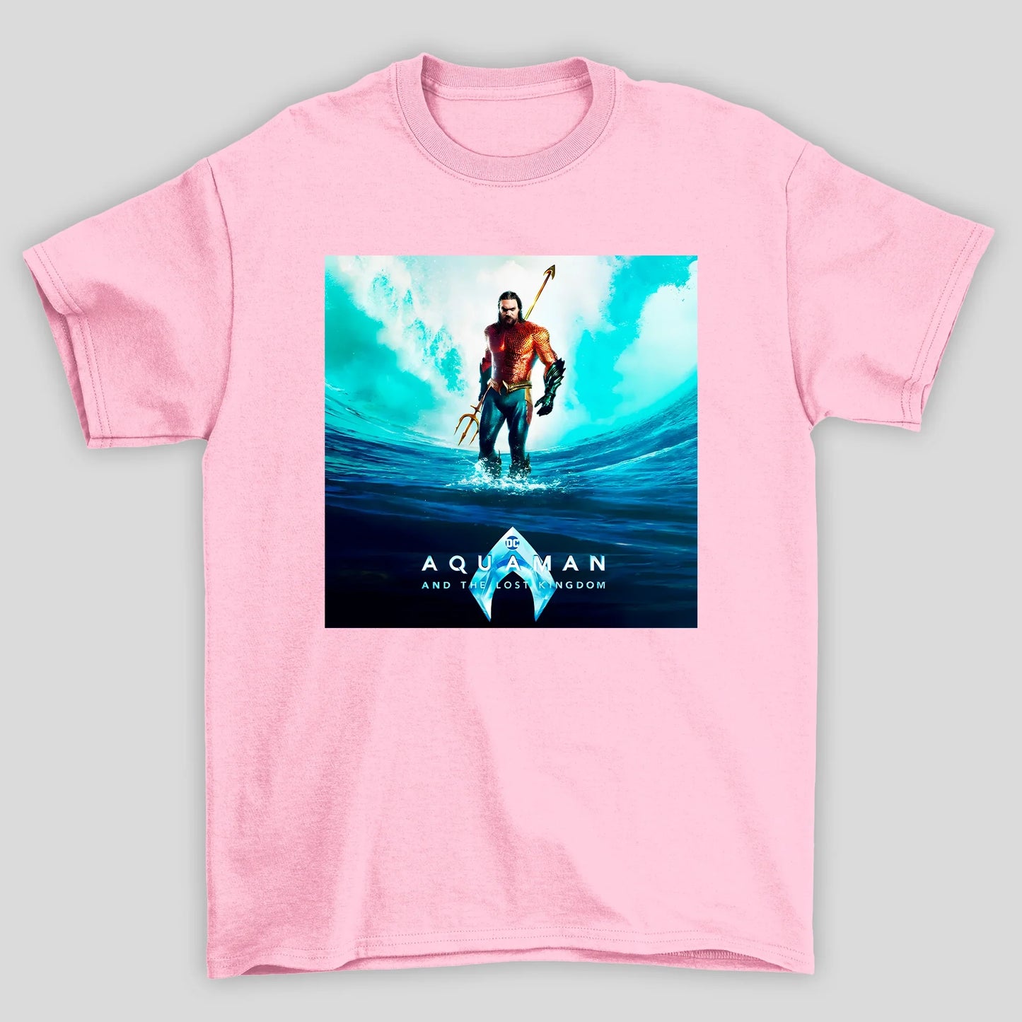 Camiseta Básica Unissex Aquaman Poster