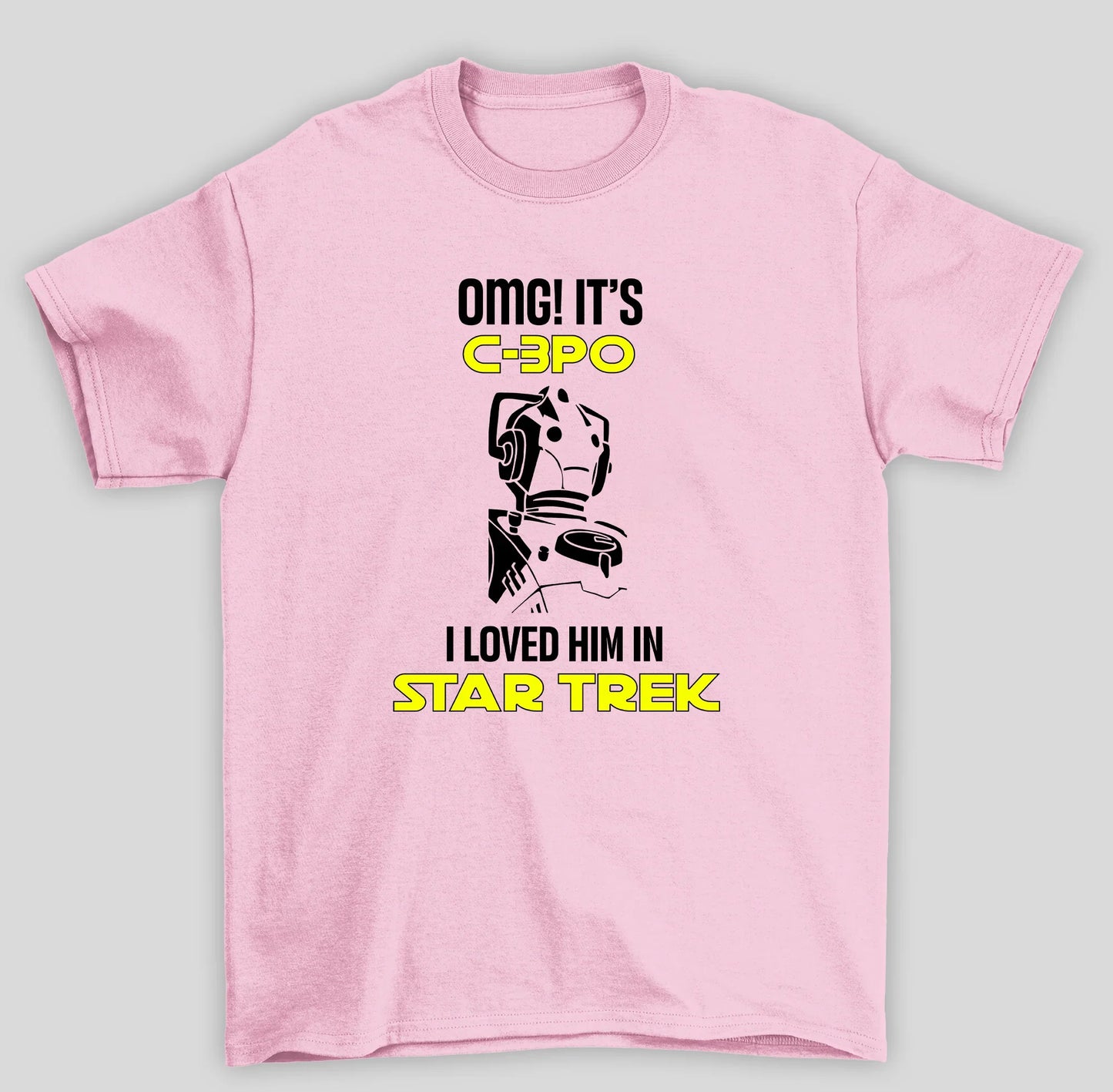 Camiseta Básica Unissex Star Trek C3PO Robo Dr Who