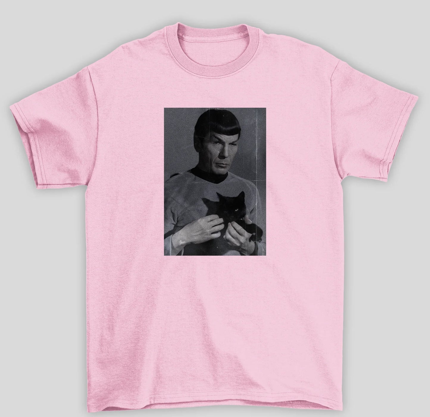 Camiseta Básica Unissex Star Trek Spook Gato