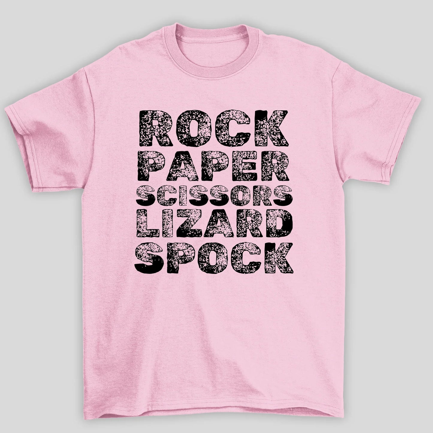 Camiseta Básica Unissex Rock Paper Scissors The Big Bang Theory