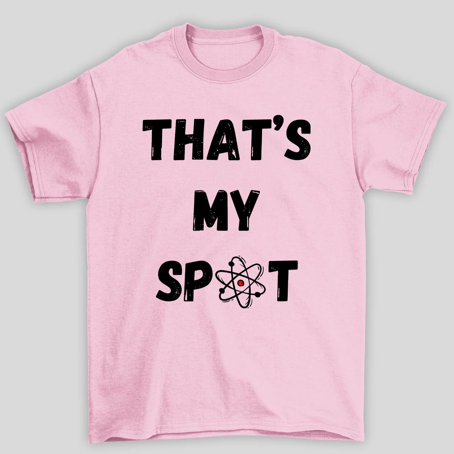 Camiseta Básica Unissex Thats My Spot The Big Bang Theory