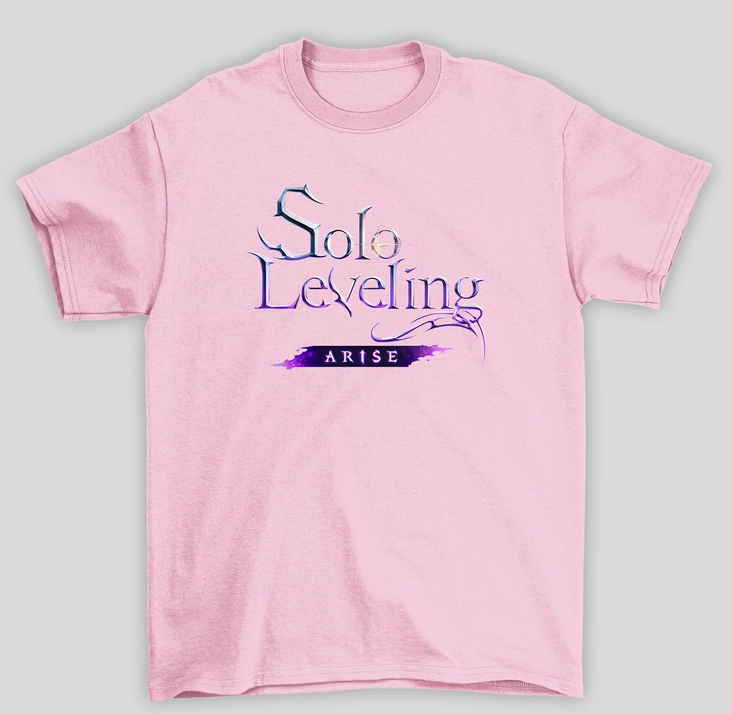 Camiseta Básica Unissex Solo Leveling Arise Logo