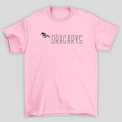 Camiseta Básica Unissex Dracarys Minimalista Game Of Thrones