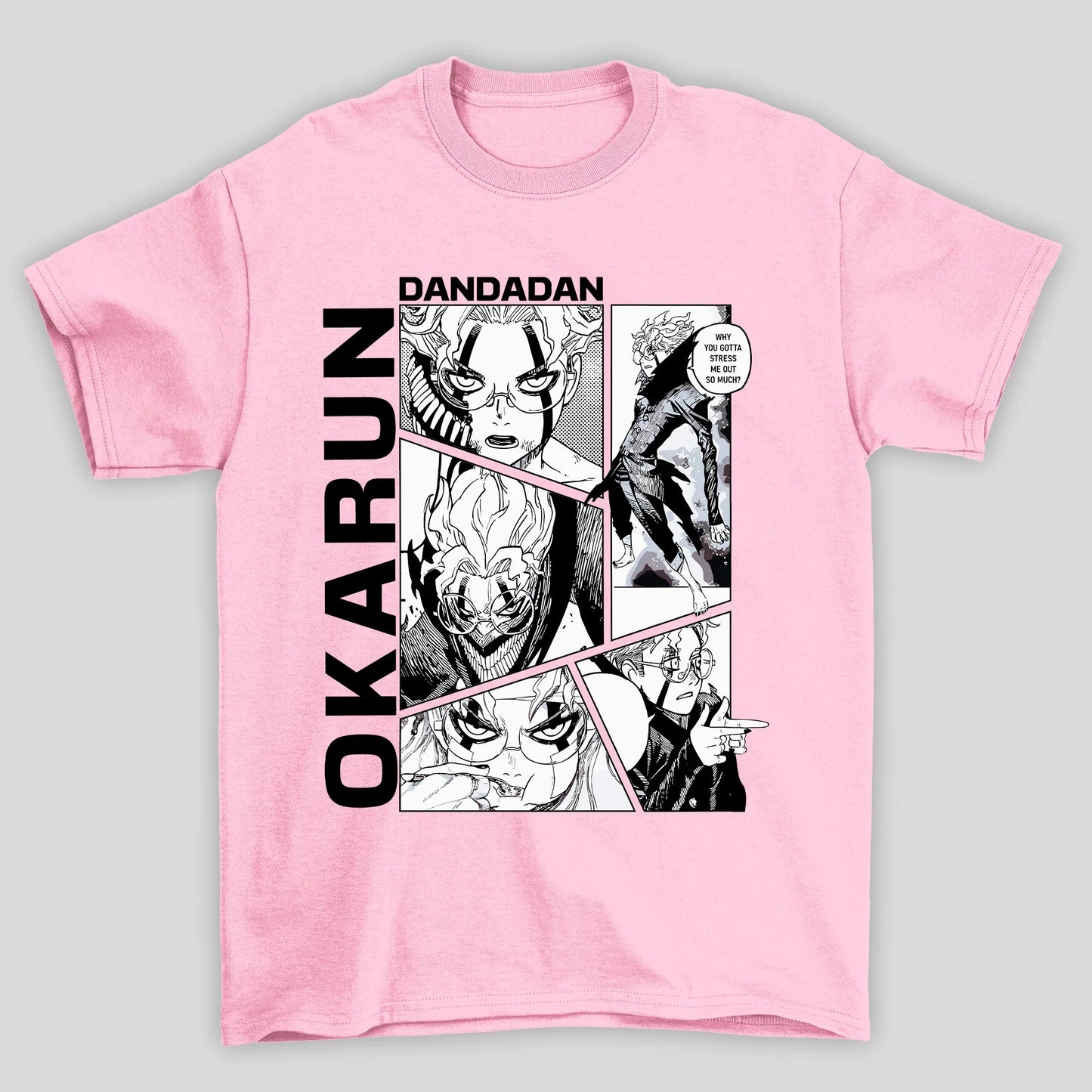 Camiseta Básica Unissex Dandadan Manga
